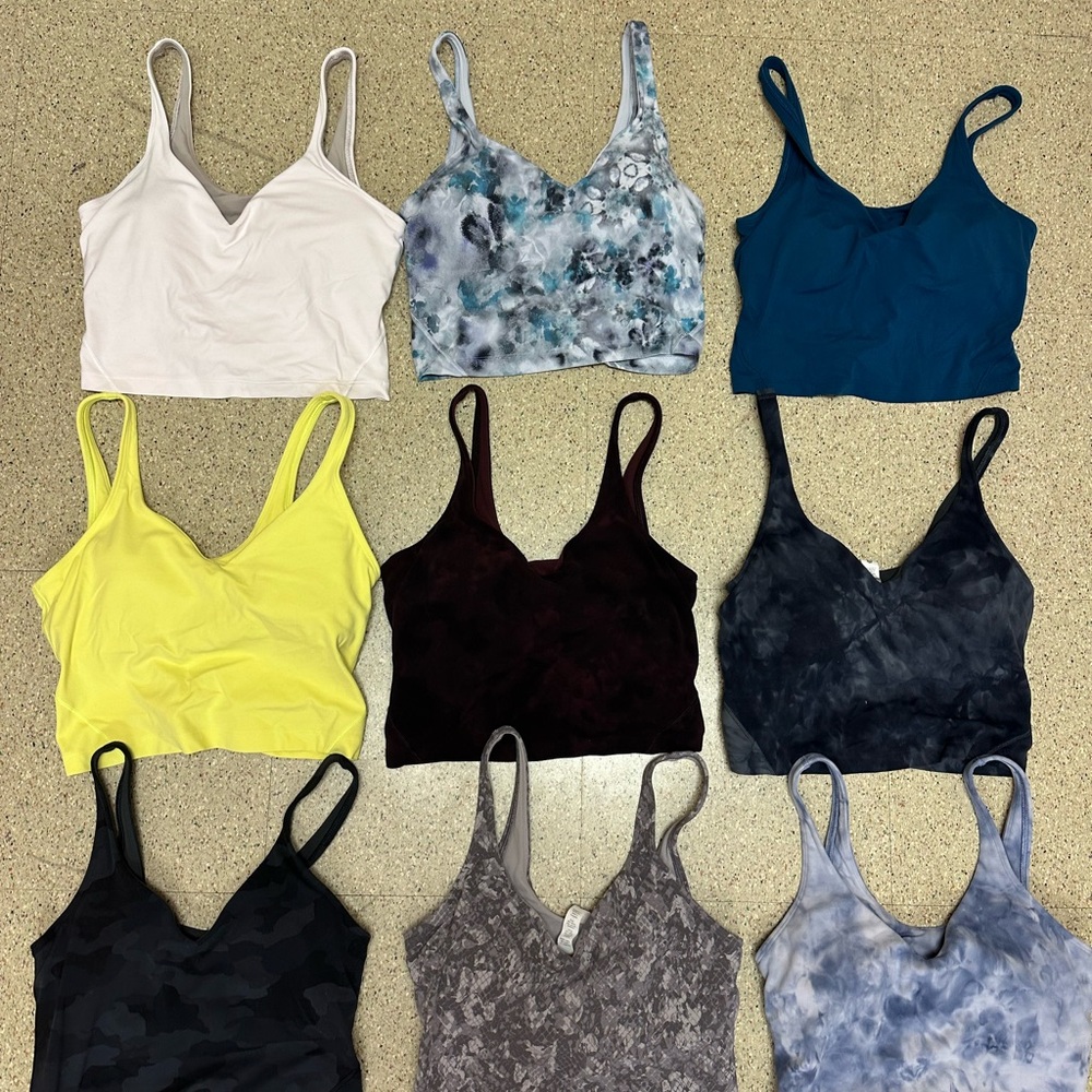 Lot of 9 Lululemon Align Tank Tops